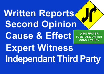 Vehicle Crash Reports and Second Opinions, Cause & Effect of Vehicle Crash, Expert Vehicle Crash Witness, Independent Third Party Opinions for Vehicle Crash.