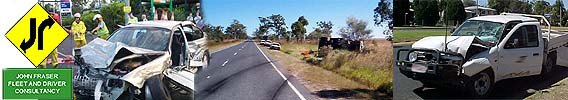 Vehicle Crash Reporting by John Fraser Fleet, Brisbane QLD